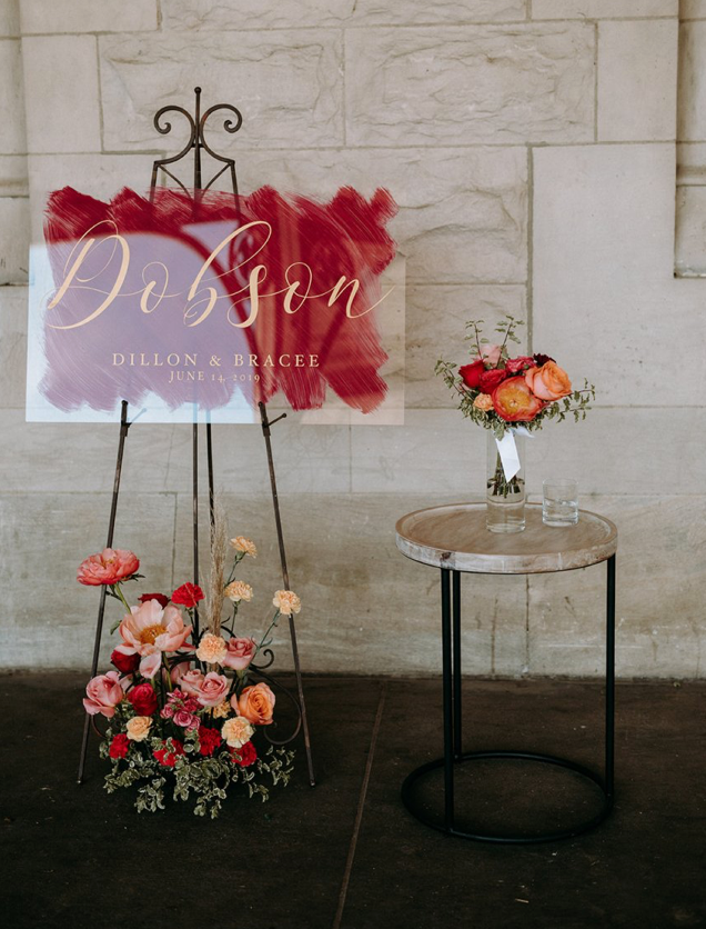 Acrylic Wedding Welcome Sign